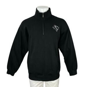 Landway Rockridge Mens Black Logo Mock Neck Long Sleeve Sweater Sweatshirt Top L
